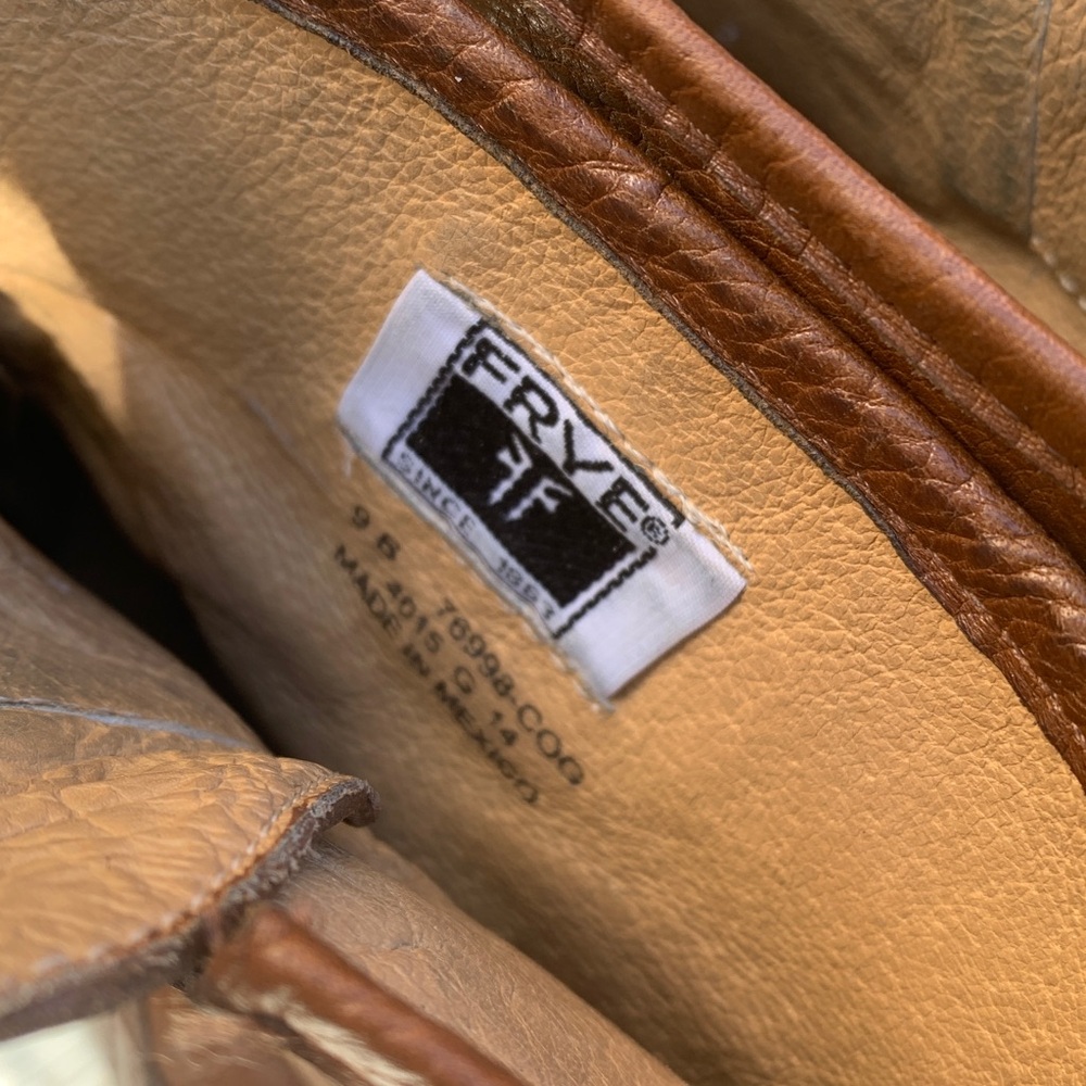 Frye Cognac Leather Boots - Picture 2 of 5